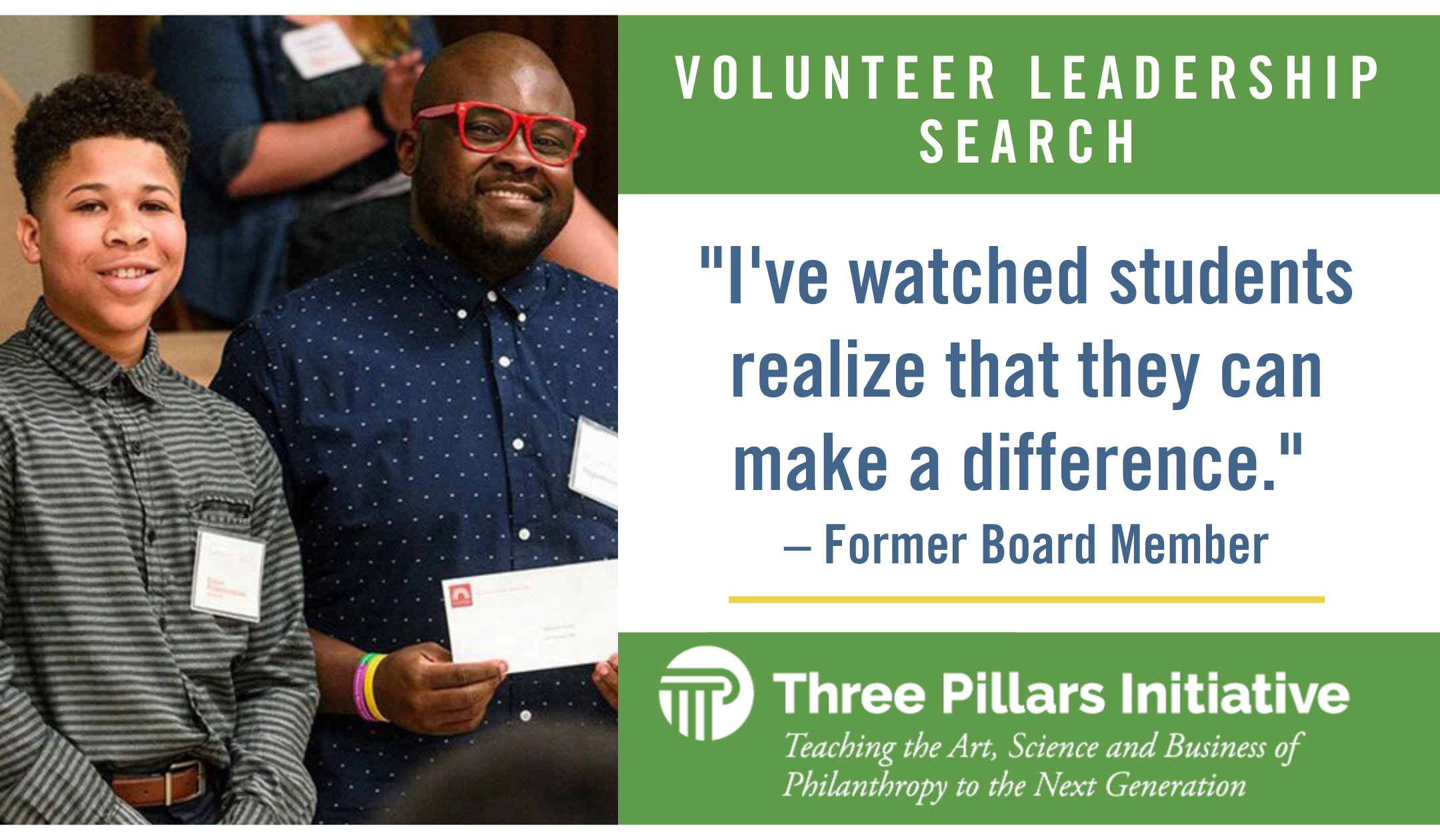 Volunteer Leadership Search: Three Pillars Initiative — What Participants are Saying