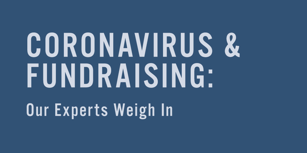 Coronavirus and Fundraising